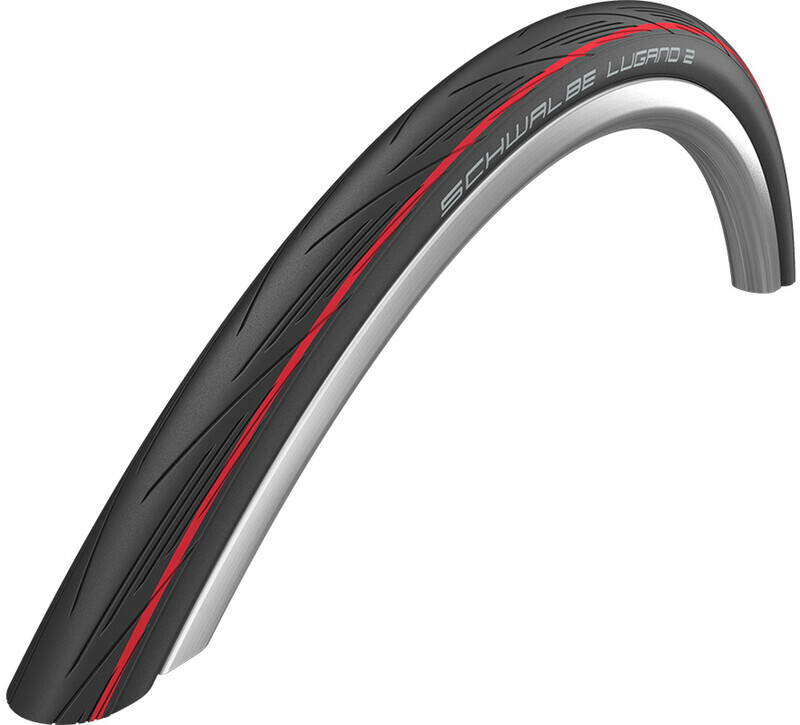 Schwalbe BUB Swal. 28-1 (25-622) HS471 Lugano II K-guard rood/zw. vw