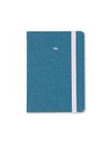 Letts of London Raw A6 week om 2026 dagboek te bekijken - Teal 26-082313