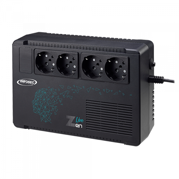 infosec Zen Live 500 - UPS - Zwart