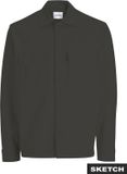 Jack & Jones Overhemd Jjwilliam Sweat Overshirt Ls Noos 12306252 Beluga Mannen Maat - XL