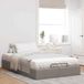 Maison Exclusive - Lit escamotable sans matelas, couleur taupe, 120x190 cm, rembourré