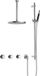 Hotbath Cobber X - CX7067 - Inbouw Regendoucheset - Chroom