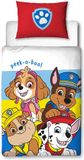 Paw Patrol peuterdekbed - 120 x 150 cm - Katoen/Polyester - Multi colour