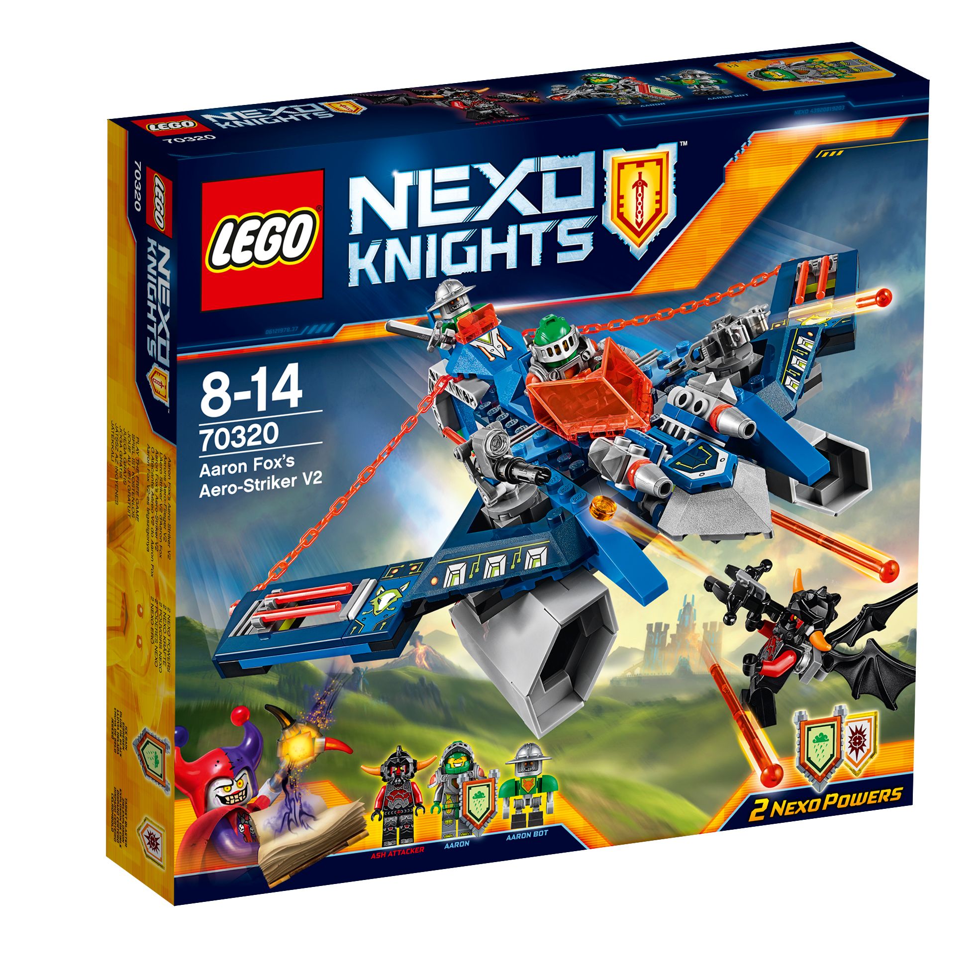 LEGO NEXO KNIGHTS Aaron Fox's aerojager V2 - 70320