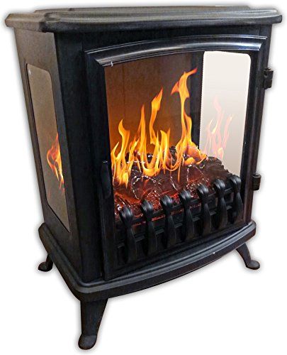 Chemin Arte Chemin 'Arte 139 3D Fire Glass elektrische open haard, zwart