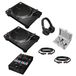 Pioneer DJ PLX-500 Pack débutant platine vinyle DJ avec table de mixage Pioneer DJ DJM-S11
