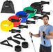 Rebel Active - Weerstandsbanden Set - 5-30 kg - Verschillende Kleuren - Inclusief Accessoires