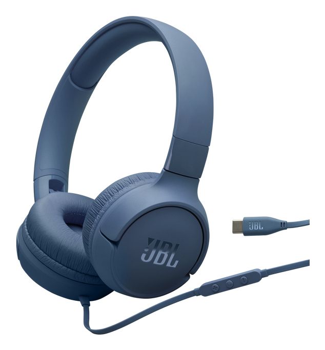 JBL Tune 520C - Bedrade On-Ear Hoofdtelefoon - Blauw