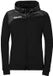 Kempa dames trainingsjack Athletics 29 met capuchon Schwarz