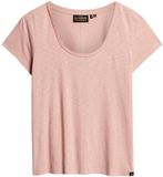 Superdry Studios T-shirt met ronde hals voor dames - Roze - Maat 44