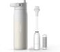 BRITA LARQ Essential waterfles met rietje en waterfilter - Wit - 680ml