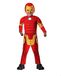 Rubies 620015_TODD Marvel superheld avonturen Iron Man spierborst kostuum, cartoon, peuter
