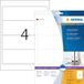 Herma Rugetiket 8621 61x192mm Wit 70 stuks
