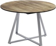 Vicco Eettafel Loyd, Eiken rustiek/Grijs, 120-160 x 120 cm Uitschuifbaar