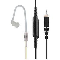 Motorola PMLN8190 - CLPe Series - oortelefoon met micro - inwendig - bevestiging over het oor - met bekabeling - 2,5 mm-stekker - zwart - voor Motorola CLP446e, CLPe Plus