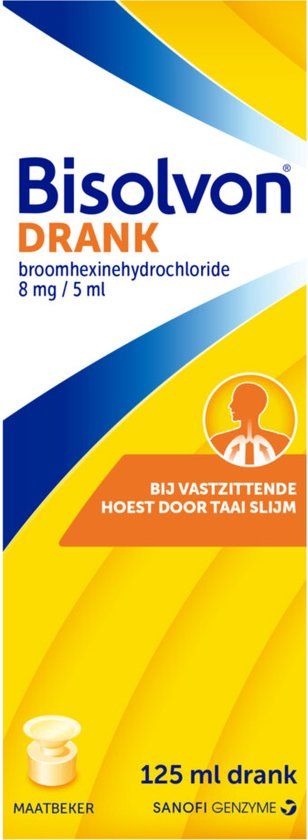 Bisolvon Drank Vastzittende Hoest - 125 ml