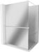 Mexen Kioto+ paroi de douche avec étagère Walk-in 130 x 200, miroir, blanc