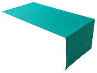 Hoogwaardige Lemos Home Hoogwaardige tafelloper - 100% Katoen - Konzept collectie, kleur- en maatkeuze (Tafelloper - 30 x 100 cm, Smaragdgroen)