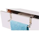MSV Haken voor theedoeken/servetten, roestvrij staal, metaal, 24 x 6,5 x 0,1 cm