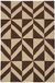 Kilim JP 06 bruin/wit, 150 x 240 cm