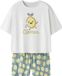 Name it Pyjama Biologisch katoen Blauw Effen Korte mouw Katoen 122/128