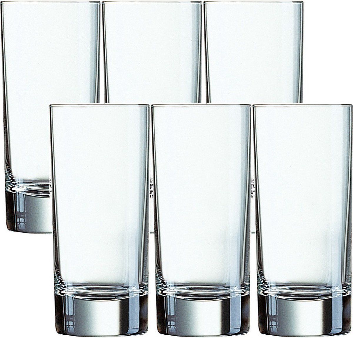 ARCOROC Drinkglazen - 18 stuks - 220 ml - Transparant