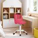 FurnitureR Kinderstoel, bureau, in hoogte verstelbaar, kleurrijke ergonomische jeugdstoel met rugleuning en armleuningen, kinderstoel met 5 wielen, voor kinderen van 3 tot 10 jaar oud, maximale