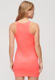 Superdry Rib Racer jurk met borduursels - Dames - Jurken
