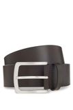 BOSS Leren riem Jor Sz40 Belt W85 Dark Brown donkerbruin