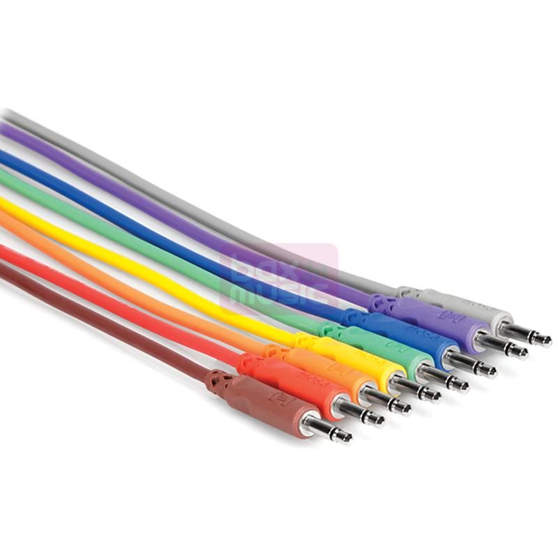 Hosa CMM-845 - Patchkabels - 3.5 mm - 45.72 cm - 8 stuks