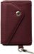 AVY Leren Hoesje Geschikt voor Apple iPhone 16 Pro Max | Met Magnetische Kaarthouder | Compatibel met MagSafe | Leather Case met Wallet | Burgundy