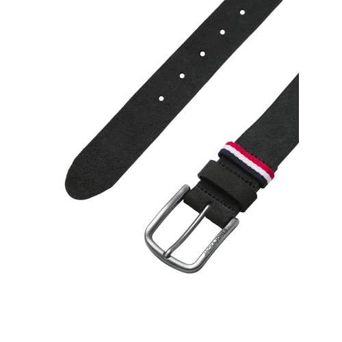 JACK & JONES suède riem JACESPO zwart