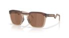 Oakley Hstn SQ Zonnebril Brun Plastique Carré Unisexe