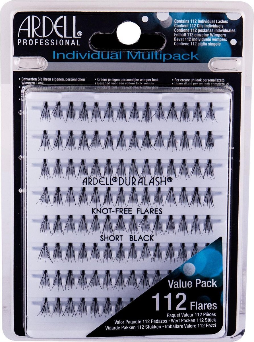 Ardell Multipack Knoopvrije Individuals Short Black, 25 g