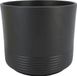 Bela Arte Bloempot/plantenpot Rille - ribbel - antraciet - voor kamerplant - D16.5 x H14.5 cm
