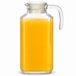 Luminarc Carafe - transparent - 1.7 liters - 26 x 9 x 16 cm - glass - with handle - water jug - juice jug - jugs