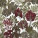 ARCHITECTS PAPER DOODLE DESIGN BOMEN BEHANG | Retro - groen rood wit - "Architects Paper" A.S. Création Floral Impression
