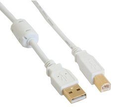 Inline 34518W USB-kabel - 2 m - Wit