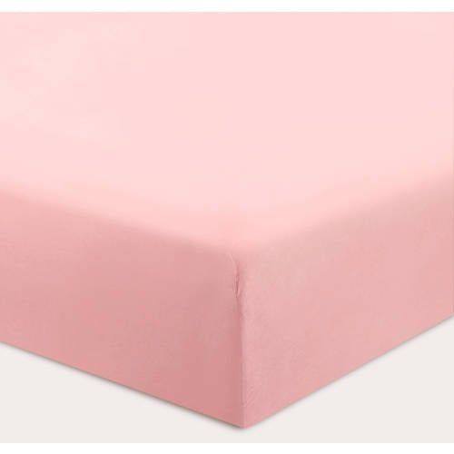 NOUS Kids basis baby hoeslaken wieg 80 x 40 cm lichtroze