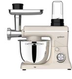 Gatson Robot multifonctionnel - 1500W Mélangeur de cuisine avec Blender, Accessoire hachoir à viande, Accessoire pour biscuits et Coupe-légumes