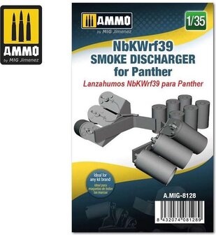 AMMO MIG 8128 NBKWRF39 SMOKE DISCHARGED for Panther Resin - 1:35 Model Kit