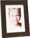 Deknudt Frames S49BH2 50x70cm Fotokader afgewerkt in een donkerbruine houtkleur