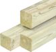 Tuingigant Schuttingpaal - Grenen - 88x88 mm - 200 cm - Bruin - Onbehandeld