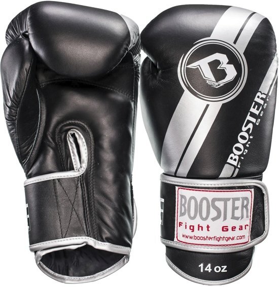 Booster Fight Gear BOOSTER FIGHTGEAR BOKSHANDSCHOENEN â€“ BGL 1 V3 SILVER FOIL - 16 OZ