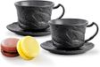 Wilmax Tasses à expresso 75ml Noir (2 pcs.)