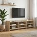 Maison Exclusive Meuble TV exclusif - Dimensions : 168 x 33 x 47 cm - Matériau : panneaux de particules imitation chêne Sonoma