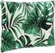 vidaXL Coussin de dossier PUTTEN 100% Polyester Motif feuille 50 x 40 x 10 cm