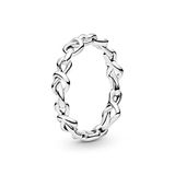 PANDORA Moments Knotenherzen Ring Silber Sterling-Silber 58