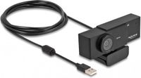 Delock USB UHD Webcam with microphone 4K 30 Hz 110° viewpoint and tripod