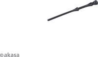 Akasa Siliconized Rubber Pins for Fan mounting, Black, 60pcs